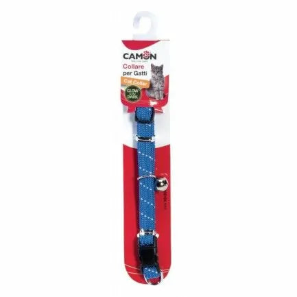 Collier nylon pour chat réfléchissant avec grelot  CAMON