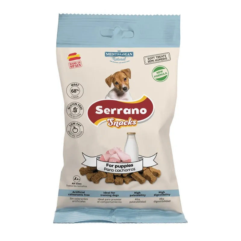 Friandises snack chiot jambon SERRANO  SERRANO 100g