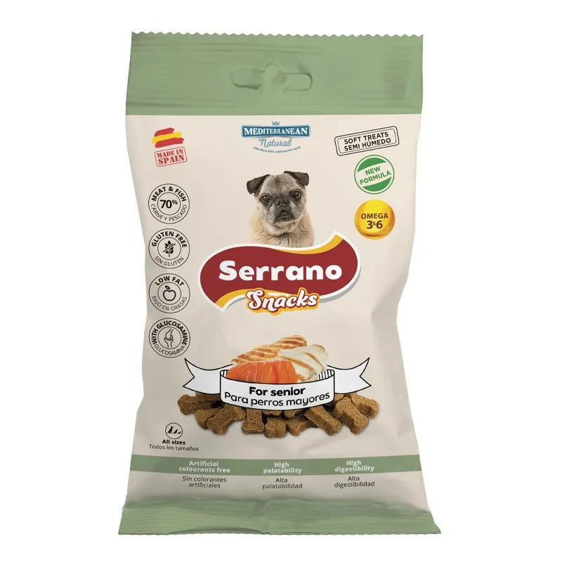 Friandises snack senior jambon SERRANO  SERRANO 100g