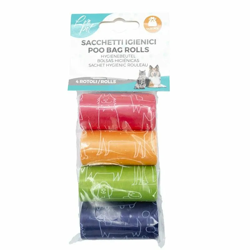 Sacs ramasse-crottes imprimé motif chien  LEOPET